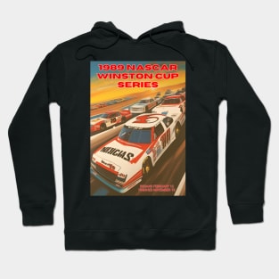 1989 Nascar Winston Cup Series Racing Poster Hoodie